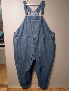 Vintage King Size For Tall & Big Men Cotton Denim Bib Overalls Size 66
